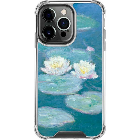 Claude Monet Waterlilies, Evening iPhone 14 Pro Clear Case